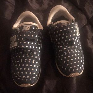 New Balance Navy Polka Dot Sneakers Sz 10k